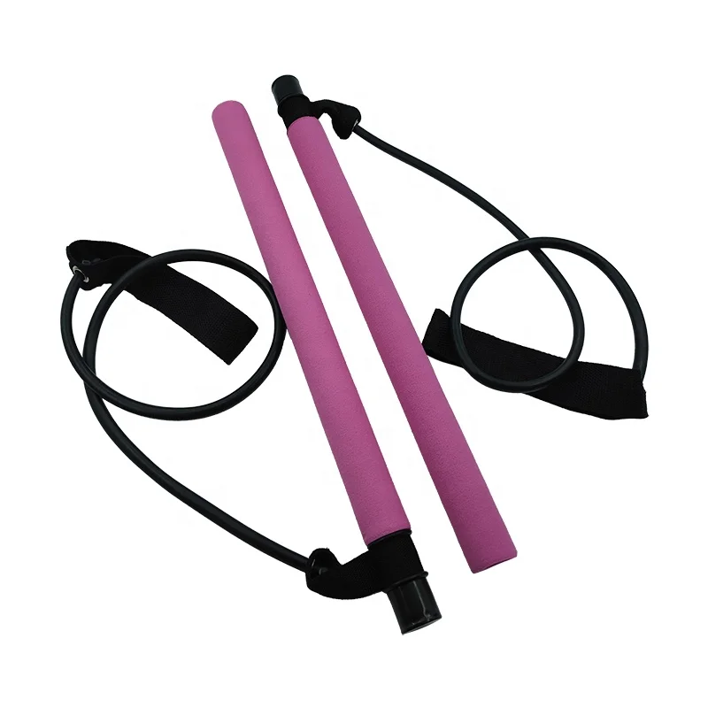 Women Yoga Exercise Pilates Stick Bar Home Fitness Equeipment Pilates Resistance Band Bar Kit, Pink/purple/blue
Women Yoga Exercise Pilates Stick Bar Home Fitness Equeipment Pilates Resistance Band Bar Kit, Pink/purple/blue