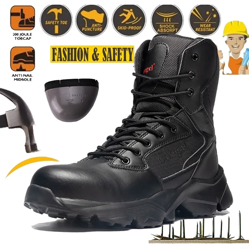 Factory Safety Boots Industrials Breathable Construction Work Shoes Lightweight Slip Resistant Safty Boots With Steel Toe Cap, Black yellow
Factory Safety Boots Industrials Breathable Construction Work Shoes Lightweight Slip Resistant Safty Boots With Steel Toe Cap, Black yellow