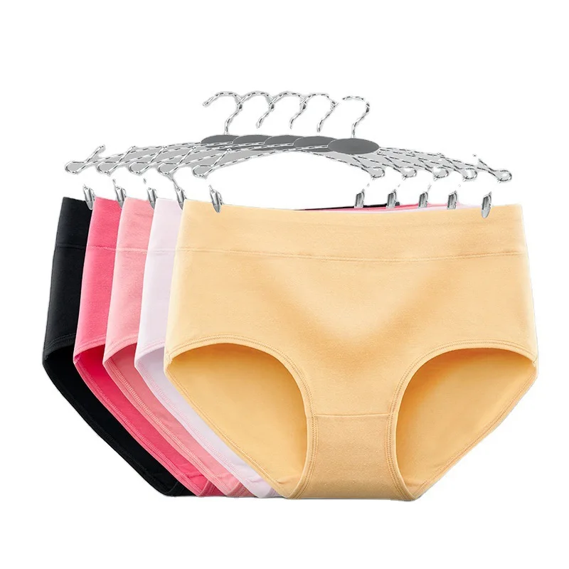 1006 Factory Direct Women Mid Waist Underwear Knitting Cotton Panties Soft Breathable Plus Size Pure color comfortable Briefs
1006 Factory Direct Women Mid Waist Underwear Knitting Cotton Panties Soft Breathable Plus Size Pure color comfortable Briefs