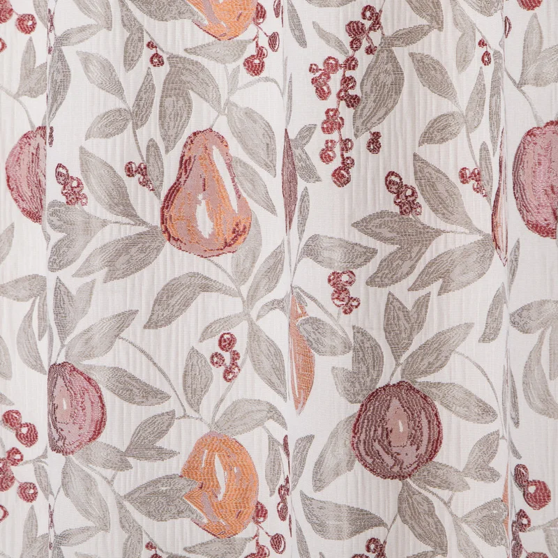 Pink color drapery curtain for window shade and hotel room divider crystal curtain wedding decorative