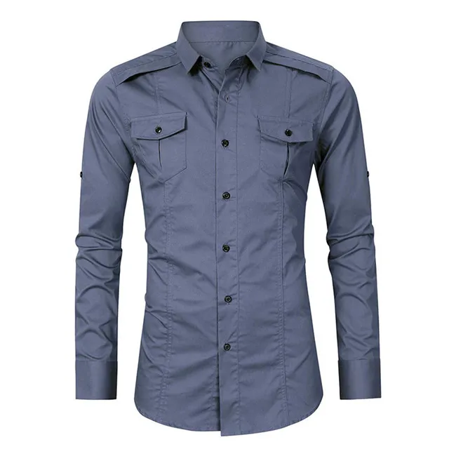 Modern fashion military shirts for men double pocket shirts for men long and short sleeve shirts for men 100% cotton, Customized
Modern fashion military shirts for men double pocket shirts for men long and short sleeve shirts for men 100% cotton, Customized
