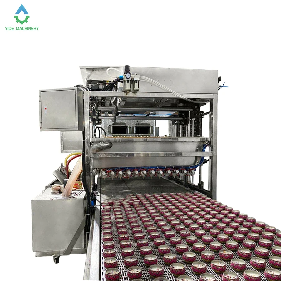 Full Automatic Candle Filling Production Line 12 Nozzles 60 Meters Conveyor Belt Labeling Machine 5 Ton A Day Candle Making
Full Automatic Candle Filling Production Line 12 Nozzles 60 Meters Conveyor Belt Labeling Machine 5 Ton A Day Candle Making