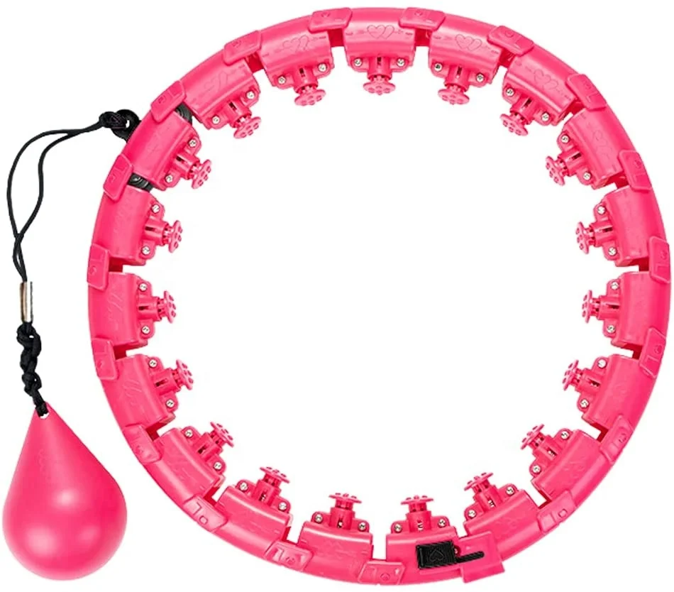 24 Detachable Knots and Adjustable Weight Ball Abdomen Fitness Weight Loss Massage smart hula ring hoop, Red
24 Detachable Knots and Adjustable Weight Ball Abdomen Fitness Weight Loss Massage smart hula ring hoop, Red