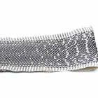 Elaphe Carinata Species natural pattern front-cut snake skin crust for leather