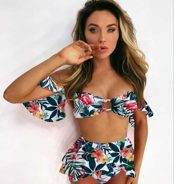 Huanwei Best Selling Stylish Sexy Short Sleeve Ruffle Bikini Swimwear 3 Piece Set Woman Bathing Suit
Huanwei Best Selling Stylish Sexy Short Sleeve Ruffle Bikini Swimwear 3 Piece Set Woman Bathing Suit