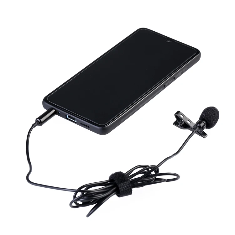 Portable 3.5 mm Jack Matel Mini Wired Condenser Lavalier Lapel Clip Microphone For Smart Mobile Phone Camera, Black
Portable 3.5 mm Jack Matel Mini Wired Condenser Lavalier Lapel Clip Microphone For Smart Mobile Phone Camera, Black