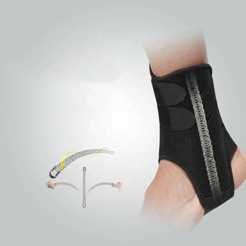 Sports Adjustable Ankle Straps Wrap Brace with Springs Support for Basketball Sprain Protection Sleeve, Black
Sports Adjustable Ankle Straps Wrap Brace with Springs Support for Basketball Sprain Protection Sleeve, Black