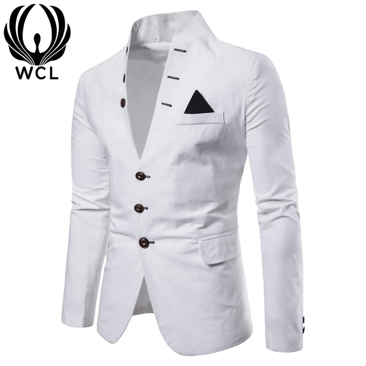 Fashion Regularl Jacket slim Fit Blazers Breasted Tuxedo Long Sleeve Tops Multi-button Decoration Stand-collar Men's Suit
Fashion Regularl Jacket slim Fit Blazers Breasted Tuxedo Long Sleeve Tops Multi-button Decoration Stand-collar Men's Suit