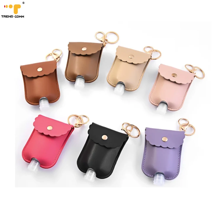New Product Health Touch sublimation Hand Bottle With Carrying Keychain Luxury PU Leather Disposable Sanitizer Pouch
New Product Health Touch sublimation Hand Bottle With Carrying Keychain Luxury PU Leather Disposable Sanitizer Pouch