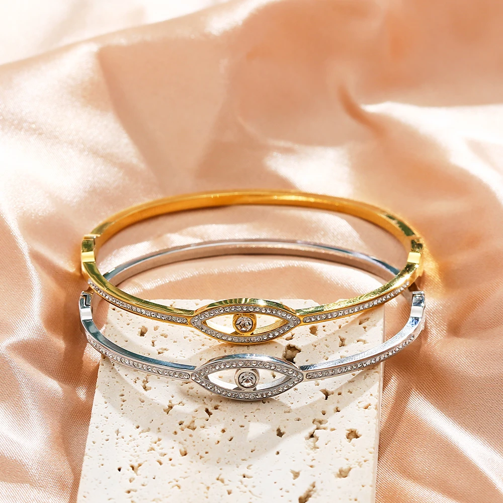 Personality Zircon Bracelet Full Diamond Narrow Version Shiny Mud Diamond Stainless Steel Eye Bracelet fine jewelry cuff bangle
Personality Zircon Bracelet Full Diamond Narrow Version Shiny Mud Diamond Stainless Steel Eye Bracelet fine jewelry cuff bangle