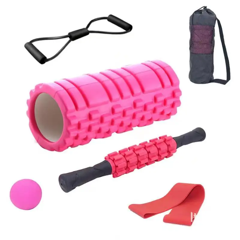 2021 Stretching And Lengthening Equipment Yoga 45cm 6pcs Sets Foam Roller Sets with Resistant band, 5 colors
2021 Stretching And Lengthening Equipment Yoga 45cm 6pcs Sets Foam Roller Sets with Resistant band, 5 colors