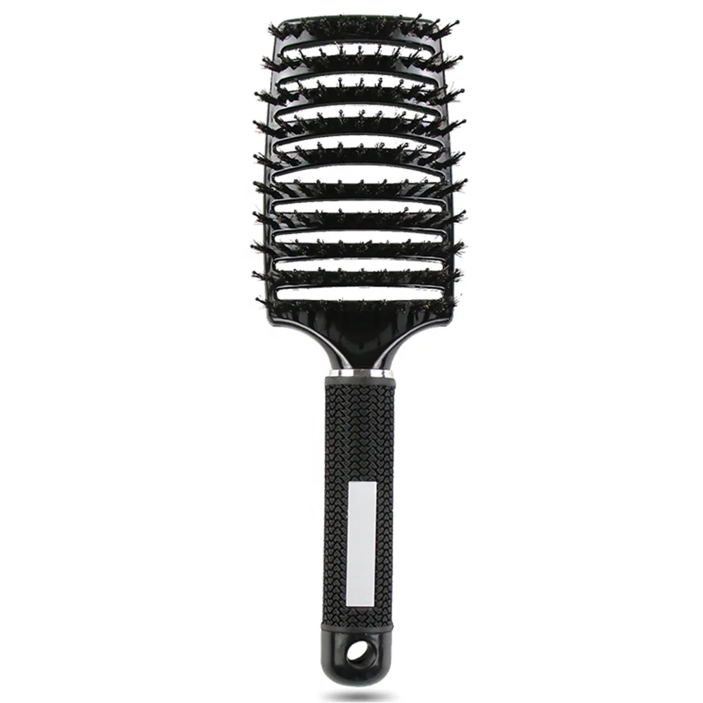 Manufacture spot oil head styling hair big bend ribs comb anti-static pig mane arc plastic hair comb, Black
Manufacture spot oil head styling hair big bend ribs comb anti-static pig mane arc plastic hair comb, Black