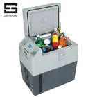 Mini 30L DC 12v/24v portable deep car freezer compressor fridge solar refrigerator fridge freezer for sale