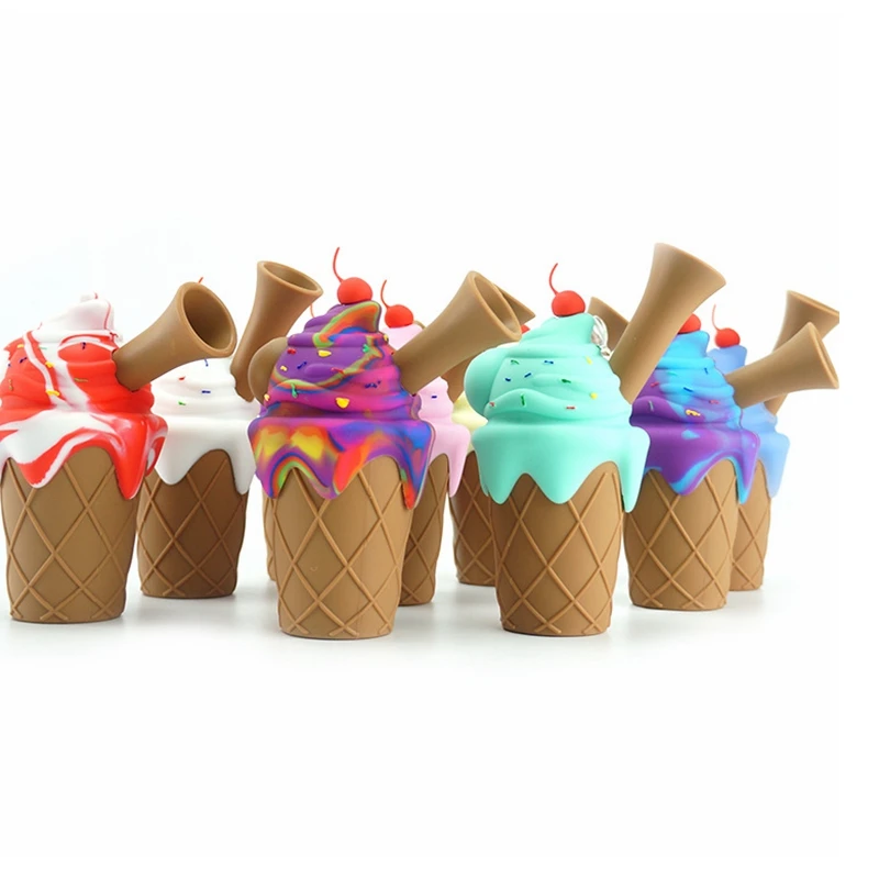 Hot Selling Ice Cream Design Silicone Hookah Shisha For Smokers Weed Smoking Accessories, Pantone color
Hot Selling Ice Cream Design Silicone Hookah Shisha For Smokers Weed Smoking Accessories, Pantone color