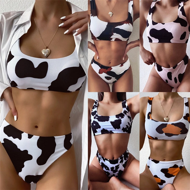 DUODUOCOLOR Hot new cow printed clothes summer sexy two piece short set the little vest swimsuit of 2021 D97472
DUODUOCOLOR Hot new cow printed clothes summer sexy two piece short set the little vest swimsuit of 2021 D97472