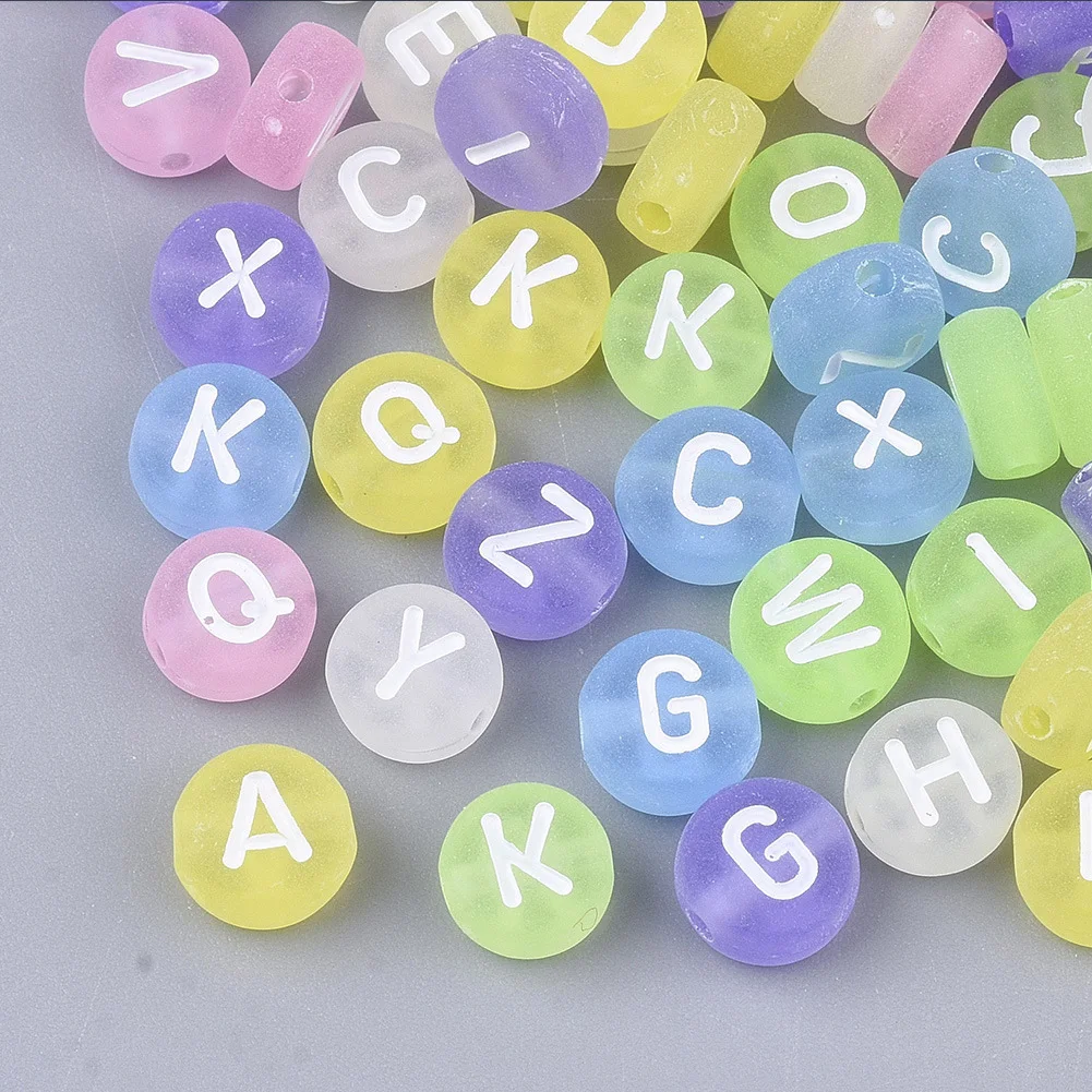 Top Quality Colorful Flat Round Transparent Acrylic Alphabet Letter Bead 500g/Bag, Multi
Top Quality Colorful Flat Round Transparent Acrylic Alphabet Letter Bead 500g/Bag, Multi