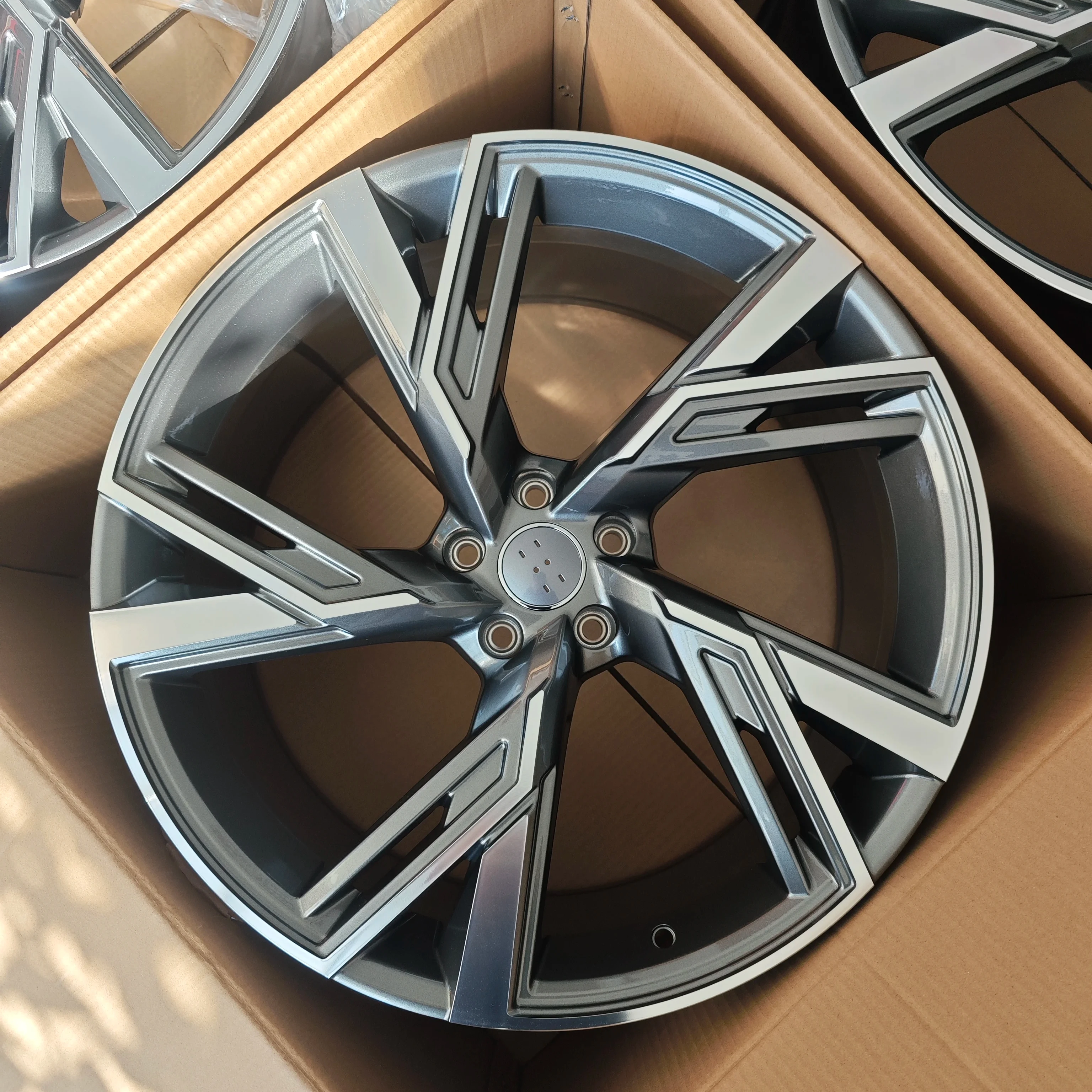 

YQ Muti-Spoke Car Rims 21*9.5j 22*9.5j 5X112 Alloy Passenger Car Wheels For Audi RS Q8 Q5 21 22 inch Black Car Wheels