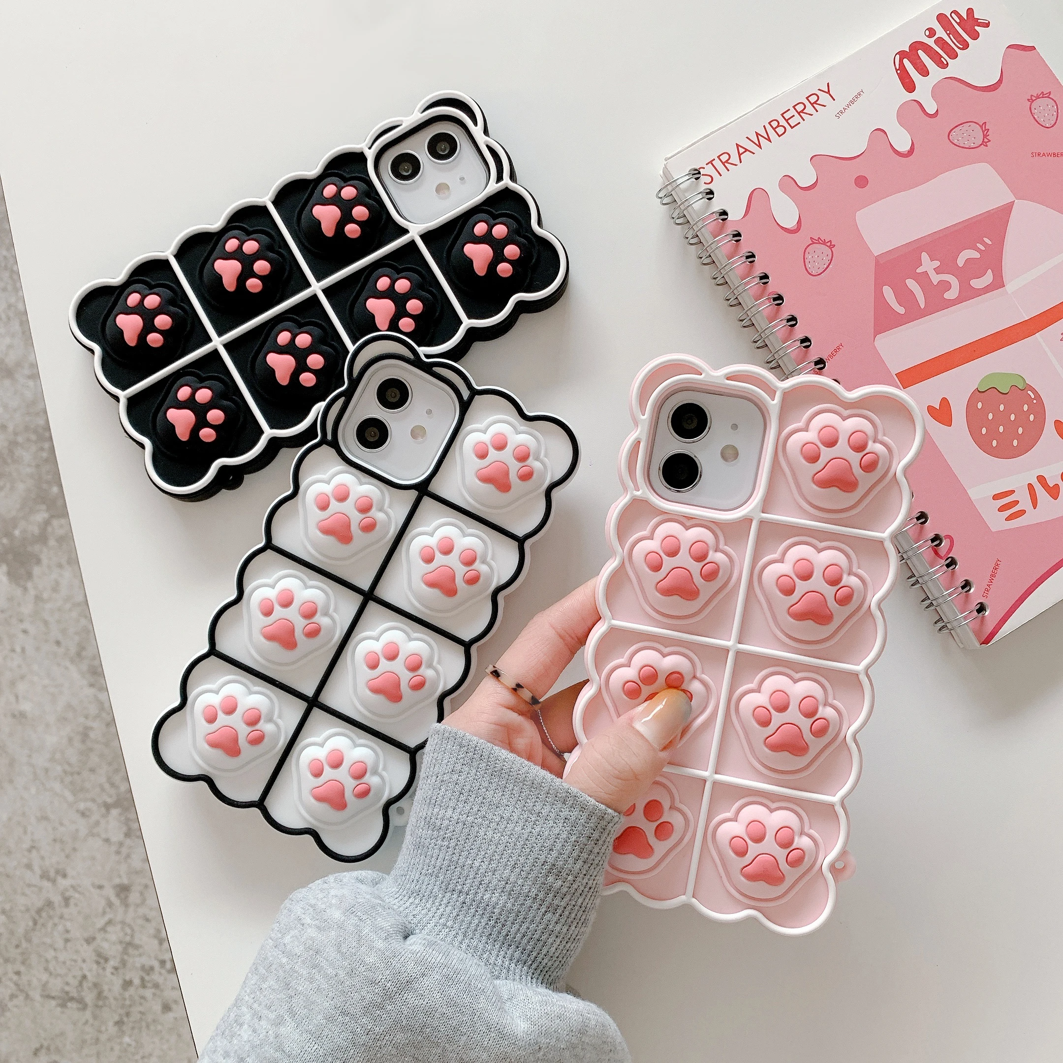 Hot Selling Cartoon Anti Stree Fidget 3D Smart Mobile Phone Cover For iPhone 11 12 13 pro max luxury Phone case Handyhulle hulle
Hot Selling Cartoon Anti Stree Fidget 3D Smart Mobile Phone Cover For iPhone 11 12 13 pro max luxury Phone case Handyhulle hulle