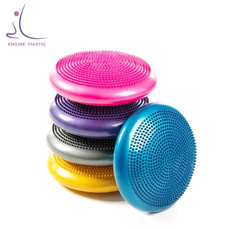 New Fitness Core Training Inflatable Stability Yoga Balance Cushion Disc PVC Balance Pad
New Fitness Core Training Inflatable Stability Yoga Balance Cushion Disc PVC Balance Pad