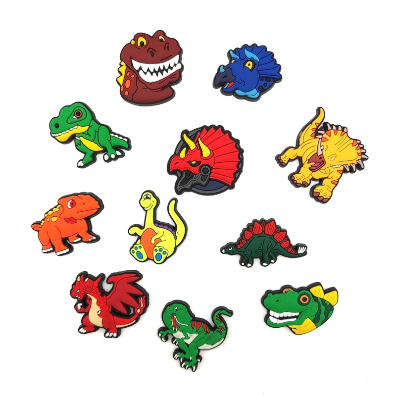 New design custom dinosaur family cartoon children's party gifts croc shoe charms, Picture
New design custom dinosaur family cartoon children's party gifts croc shoe charms, Picture