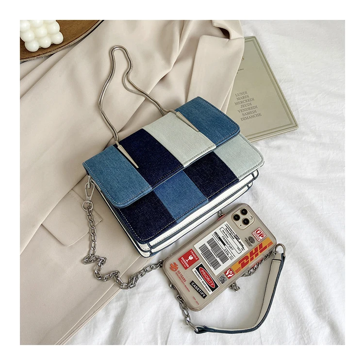 2021designer Famous Brand Denim Contrast Color Crossbody Shoulder Purses and Handbag Bags Women Handbags Leather Women Hand Bag
2021designer Famous Brand Denim Contrast Color Crossbody Shoulder Purses and Handbag Bags Women Handbags Leather Women Hand Bag