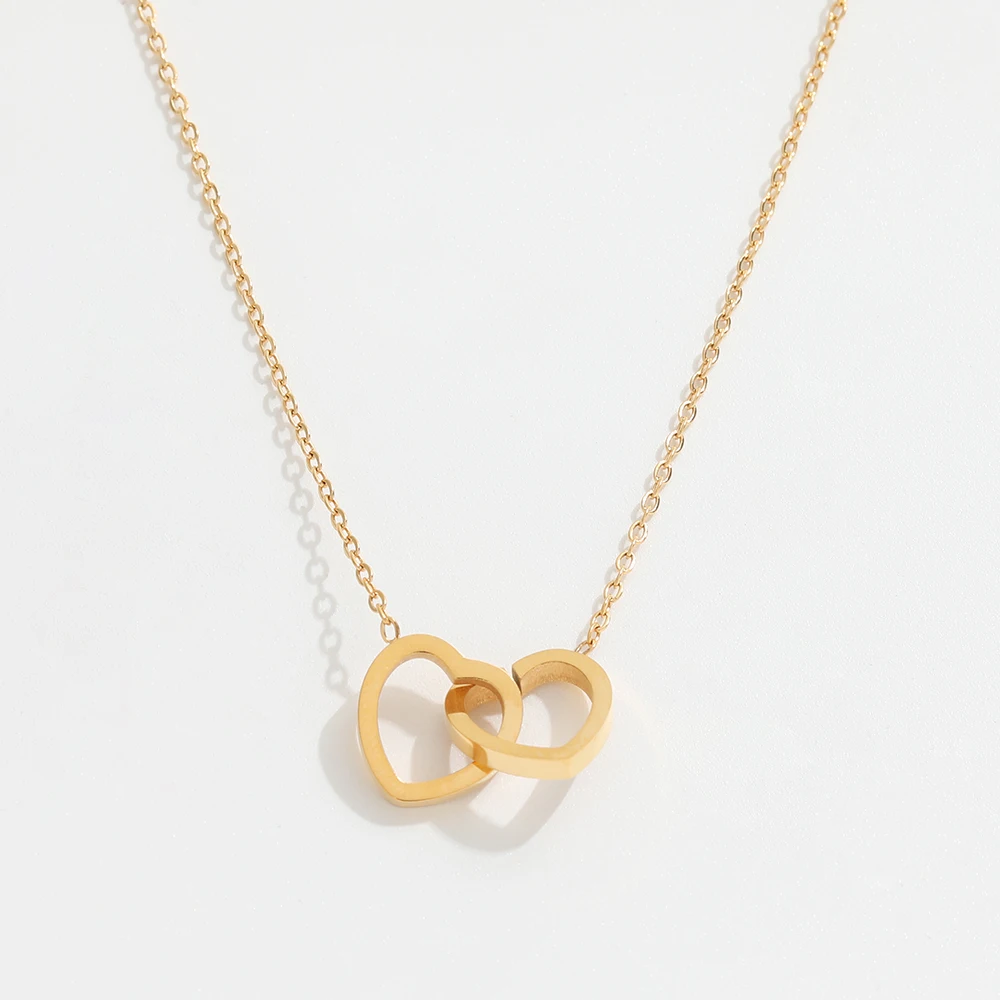 Joolim Jewelry Stainless Steel Double Heart Interlocking Pendant Necklace Stainless Steel Fashion Jewelry
Joolim Jewelry Stainless Steel Double Heart Interlocking Pendant Necklace Stainless Steel Fashion Jewelry