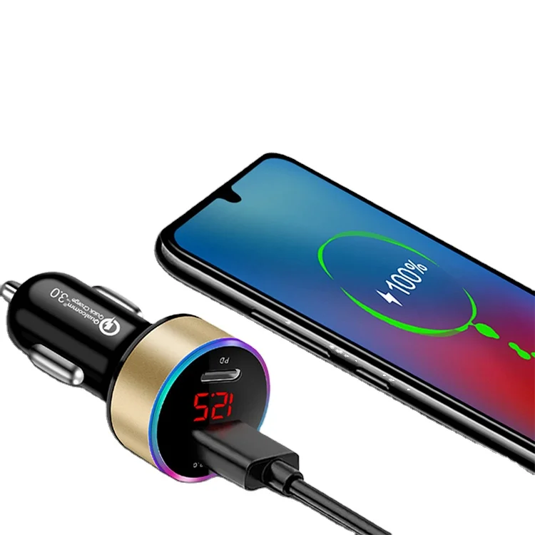 Wholesale Fast Charging Dual USB car charger Portable Mobile Phone Travel USB Wireless PD Car Charger
Wholesale Fast Charging Dual USB car charger Portable Mobile Phone Travel USB Wireless PD Car Charger