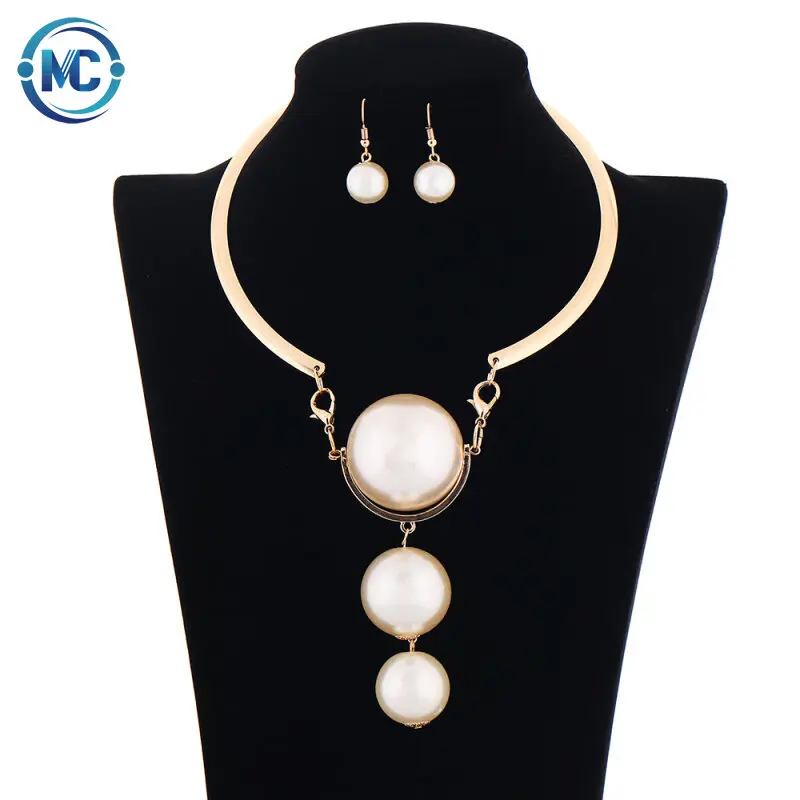 Wholesale Fashion jewelry set for Women pearls choker necklace and earrings set, As photo
Wholesale Fashion jewelry set for Women pearls choker necklace and earrings set, As photo