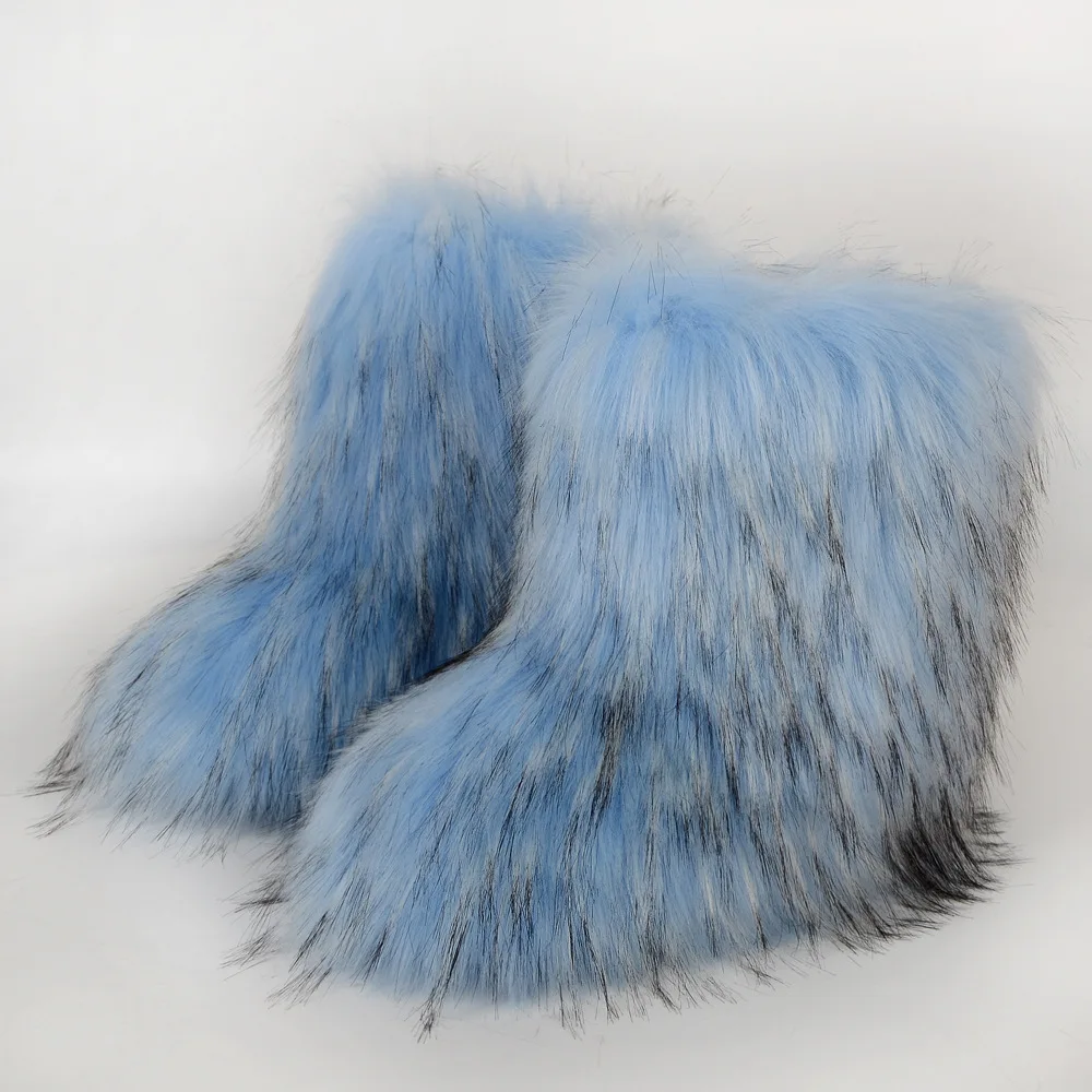 Dropshipping Custom Logo Fashion Women's Winter Fluffy Faux Fur Boots Woman Plush Warm Snow Boots
Dropshipping Custom Logo Fashion Women's Winter Fluffy Faux Fur Boots Woman Plush Warm Snow Boots