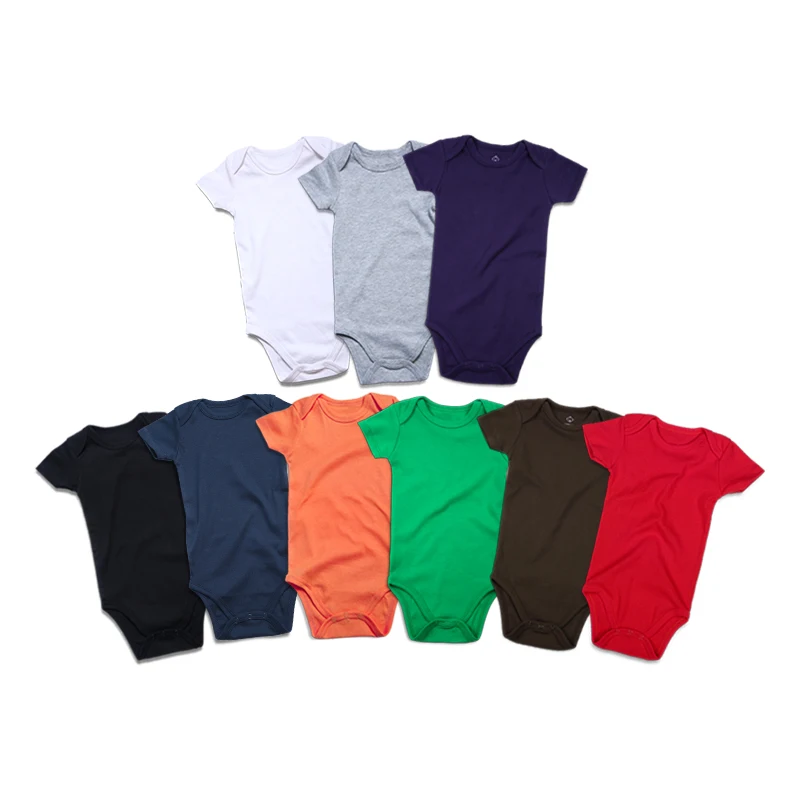 Newborn Baby Clothes Unisex Cotton Organic Plain Solid Color Soft Short Sleeve Baby Romper Baby Clothes, Black, white, grey,red,blue,orange,purple,green
Newborn Baby Clothes Unisex Cotton Organic Plain Solid Color Soft Short Sleeve Baby Romper Baby Clothes, Black, white, grey,red,blue,orange,purple,green