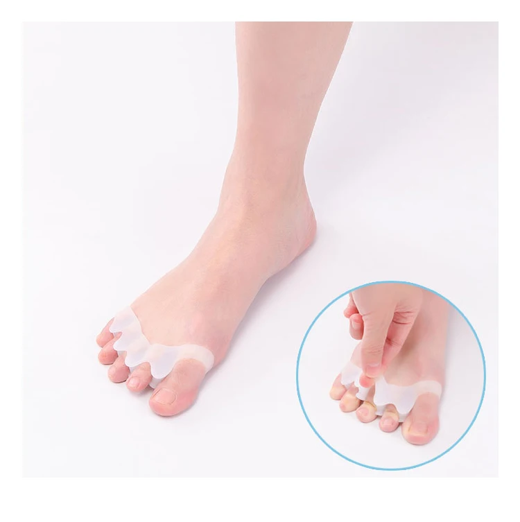 Hot sale Toe Separators Pain Relief Foot Care Protector Flexible Silicone Gel Separator Toe, White, blue
Hot sale Toe Separators Pain Relief Foot Care Protector Flexible Silicone Gel Separator Toe, White, blue