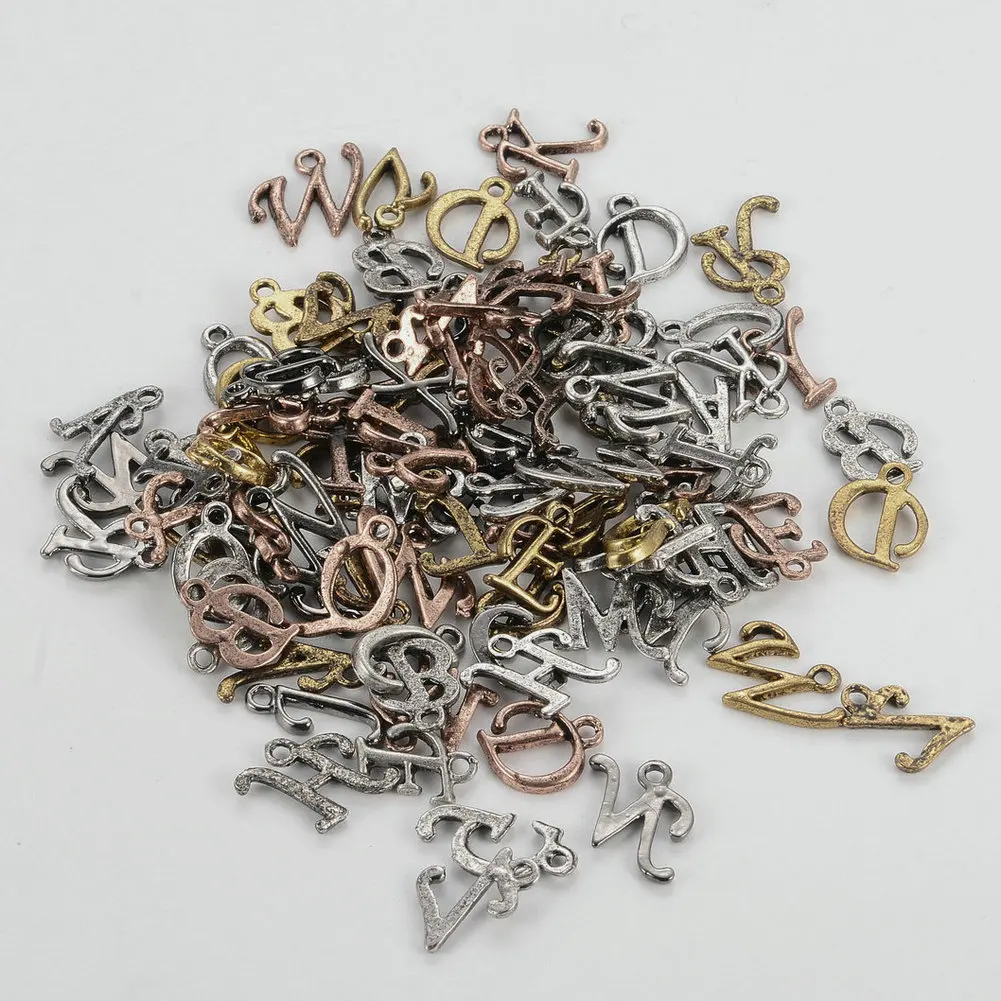 100pcs Hang plating alloy mixed letter antique effect pendant diy handmade retro English letter pendant
100pcs Hang plating alloy mixed letter antique effect pendant diy handmade retro English letter pendant