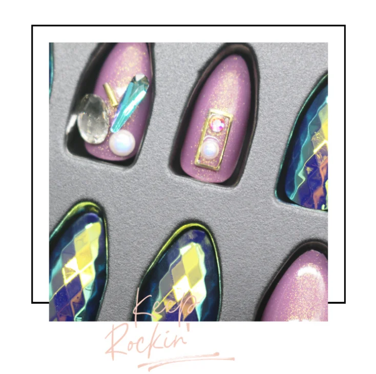 luxury press on nail package bride nails set press on press on designed nails 
luxury press on nail package bride nails set press on press on designed nails