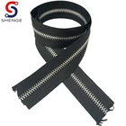 Long Chain Metal Teeth Zipper Roll Colorful Metal Zippers