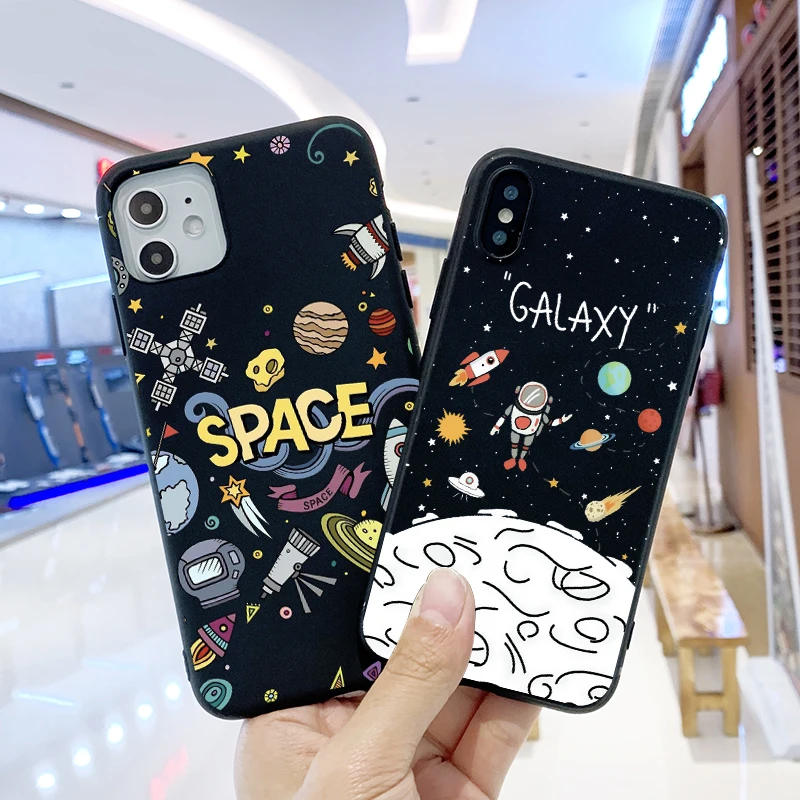Space Cartoon Style Phone Case for iPhone 12 Pro Max 11 Xs X SE 8 7 Plus 6S Silicone Cases Soft Back Cover, 6 design
Space Cartoon Style Phone Case for iPhone 12 Pro Max 11 Xs X SE 8 7 Plus 6S Silicone Cases Soft Back Cover, 6 design