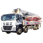 56m concrete pump machine boom concrete pump truck