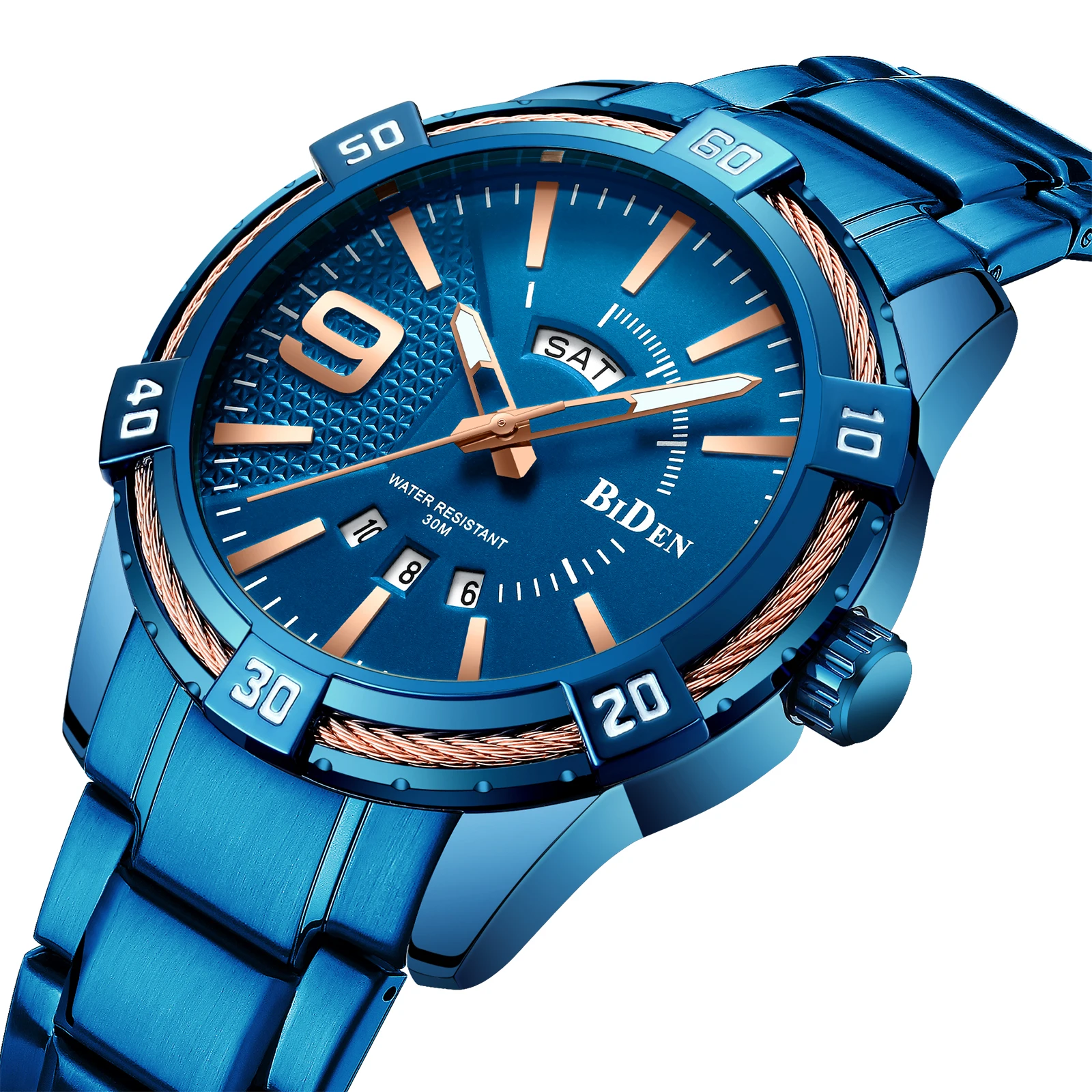 Fashion Classic Mens Business Watches Waterproof Date Steel Strap Blue Quartz WristWatches For Men Clock Relogio Masculino
Fashion Classic Mens Business Watches Waterproof Date Steel Strap Blue Quartz WristWatches For Men Clock Relogio Masculino