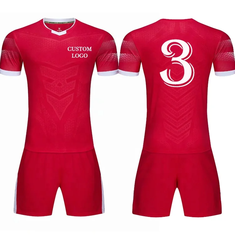 Red football jersey and shorts custom soccer wear uniform cheap price quick dry kids men football shirts, White,light blue,dark blue,orange
Red football jersey and shorts custom soccer wear uniform cheap price quick dry kids men football shirts, White,light blue,dark blue,orange