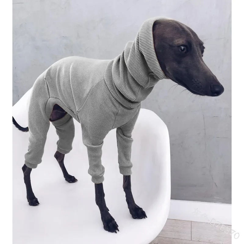Spring Greyhound thin Turtleneck Warm Dog Long-sleeved Coat comfortable Large dog clothes, As picture
Spring Greyhound thin Turtleneck Warm Dog Long-sleeved Coat comfortable Large dog clothes, As picture