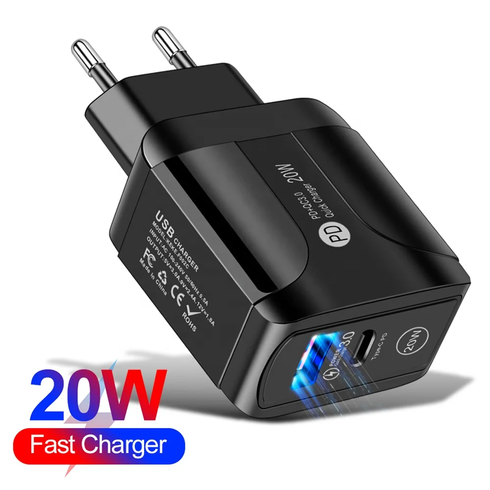 Amazon US/EU/UK PD20W+QC3.0 Dual Port Adapter Wall Plug PD Fast Charger USB C Wall Plug For iPhone Samsung Galaxy Pixel and more, Black, white
Amazon US/EU/UK PD20W+QC3.0 Dual Port Adapter Wall Plug PD Fast Charger USB C Wall Plug For iPhone Samsung Galaxy Pixel and more, Black, white