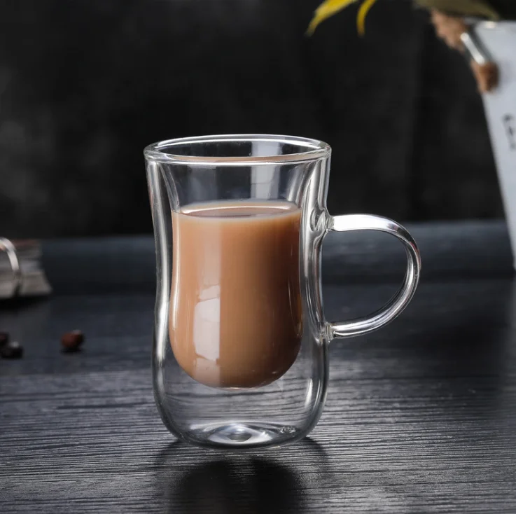Wholesale Cheap Borosilicate Double Wall Turkish Tea Glass Cups Coffee Glass Cup With Handle
Wholesale Cheap Borosilicate Double Wall Turkish Tea Glass Cups Coffee Glass Cup With Handle
