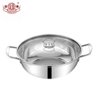 Cookware Set Kitchen Accessories Double Handle Cooking Pot Stainless Steel