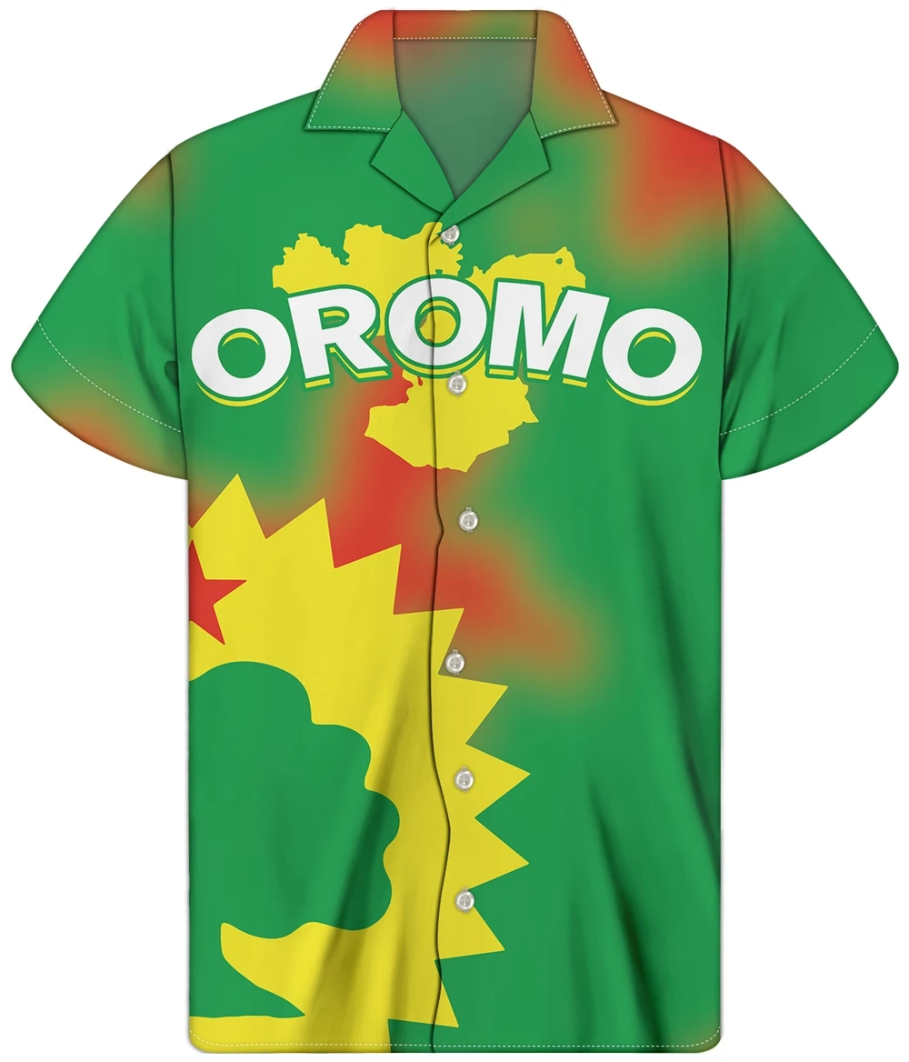 Oromo Flag with Letter/Map Pattern Man Shirt Plus Size Summer Shirt Men 6 Botton Mens Short Sleeve Summer Shirts Casual Wear, Customized color
Oromo Flag with Letter/Map Pattern Man Shirt Plus Size Summer Shirt Men 6 Botton Mens Short Sleeve Summer Shirts Casual Wear, Customized color