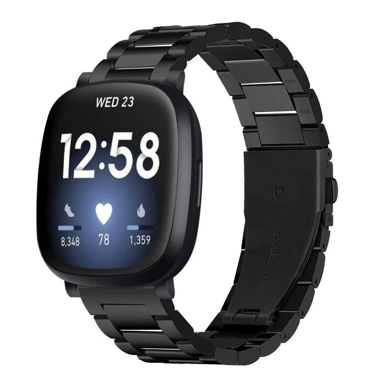 High Quality Replacement Staineless Steel Metal Strap For Fitbit Sense Versa 3 Band, Black,white,blue,red,pink
High Quality Replacement Staineless Steel Metal Strap For Fitbit Sense Versa 3 Band, Black,white,blue,red,pink