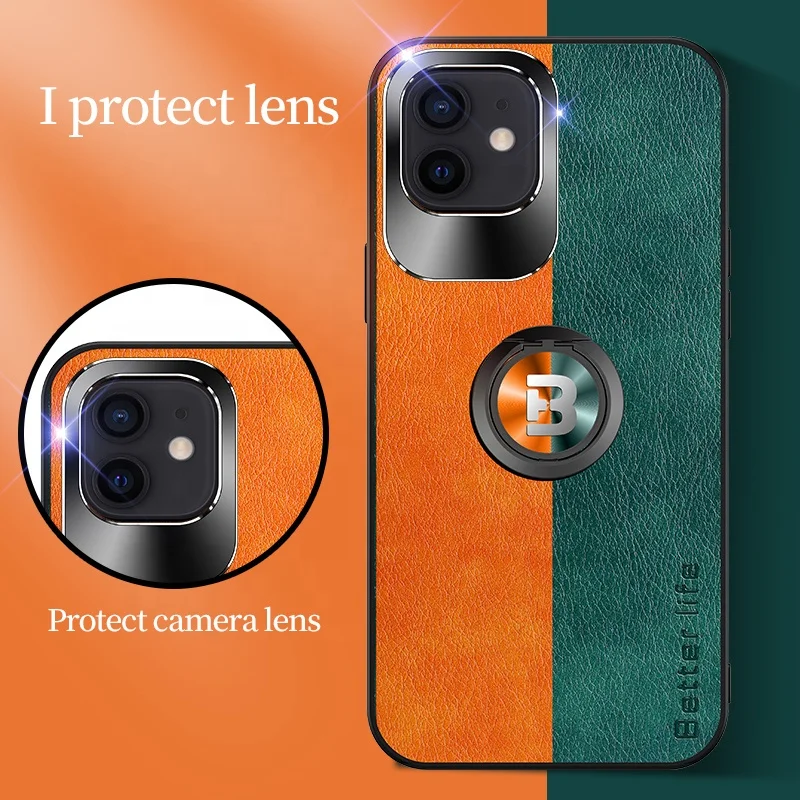 Luxury Custom Leather Printing Cellphone Case With Magnetic Ring Bracket Case For iPhone 11 12 Pro Max/12 Mini Back Cover, Yellow,green,black,red
Luxury Custom Leather Printing Cellphone Case With Magnetic Ring Bracket Case For iPhone 11 12 Pro Max/12 Mini Back Cover, Yellow,green,black,red