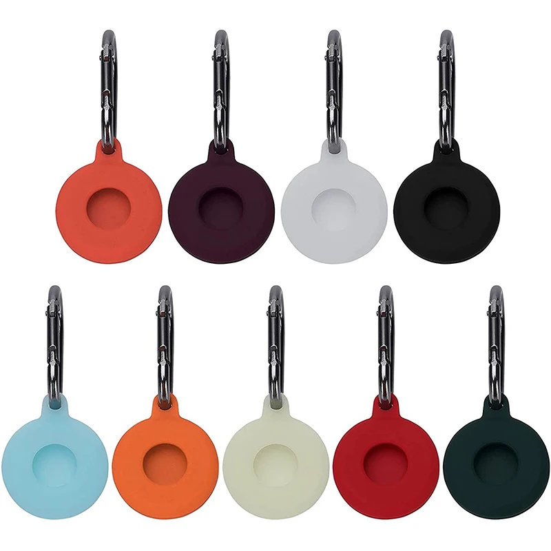 2021 New arrival wholesale Silicone airtages cover hook key ring anti lost airtags case holder for Apple airtags, Black white red green blue
2021 New arrival wholesale Silicone airtages cover hook key ring anti lost airtags case holder for Apple airtags, Black white red green blue