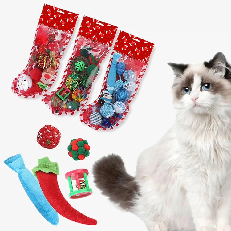 Factory Spot Wholesale Cat Toys Christmas Combination Set PE Socks Packaging Funny Cat Stick Pet Supplies, Picture
Factory Spot Wholesale Cat Toys Christmas Combination Set PE Socks Packaging Funny Cat Stick Pet Supplies, Picture