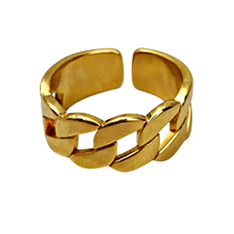 Vintage Unisex Hip Pops Gold Silver Plated Link Chain Adjustable Ring Copper Brass Link Chain Open Ring
Vintage Unisex Hip Pops Gold Silver Plated Link Chain Adjustable Ring Copper Brass Link Chain Open Ring