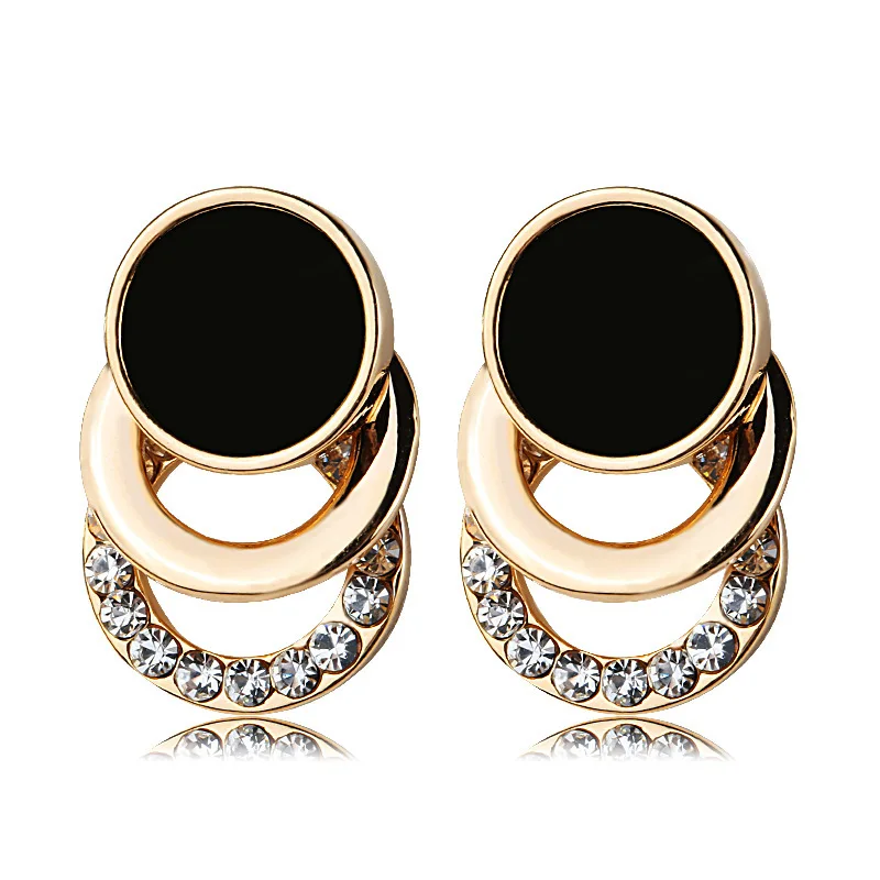 2021 Brand New Design Fashion Charm Geometric Crystal Stud Earrings Round Circle Shiny Rhinestone Big Earring Jewelry Women Gift, Gold, silver
2021 Brand New Design Fashion Charm Geometric Crystal Stud Earrings Round Circle Shiny Rhinestone Big Earring Jewelry Women Gift, Gold, silver