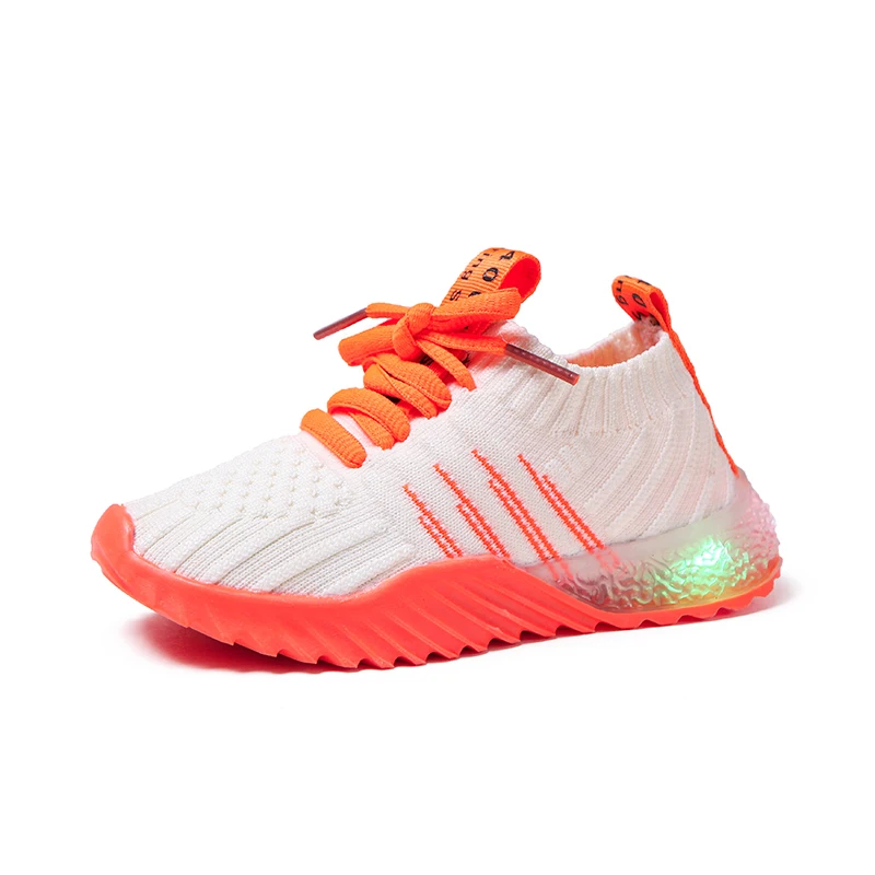 Wholesale Children Kid Cute Sport Shoe Knited Upper Summer Cotton Shoe with Light In Outsole
Wholesale Children Kid Cute Sport Shoe Knited Upper Summer Cotton Shoe with Light In Outsole